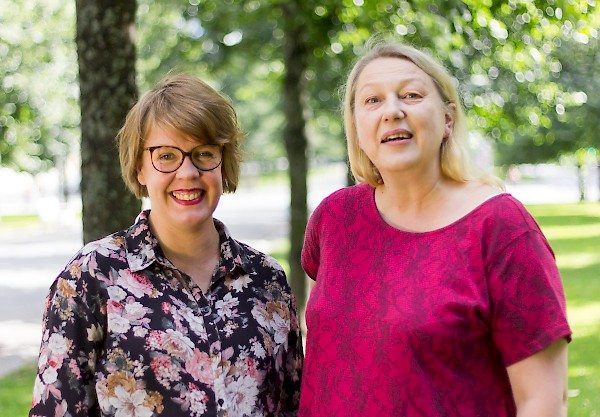 Hilkka-Liisa Iivanainen and Tanjalotta Räikkä