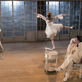 DEATH IN VENICE | In the photo: Tuula Väänänen, Anne Pajunen & Pentti Korhonen | Photo: Janne-Pekka Manninen