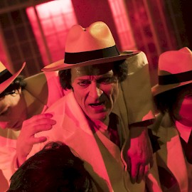 DEATH IN VENICE | In the photo: Joose Mikkonen, Pentti Korhonen & Merja Pietilä | Photo: Janne-Pekka Manninen