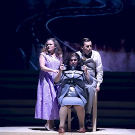 AINO A. | In the photo: Marika Huomolin, Miia Maaranen & Kalle Kurikkala | Photo: Niklas Riihelä