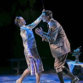 THE VISITOR OR A FIEND ON A SUMMER NIGHT | In the photo: Annuska Hannula & Konsta Laakso | Photo: Mika Hiltunen