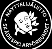 Näyttelijäliitto – Skådespelarförbundet ry​:n logo.
